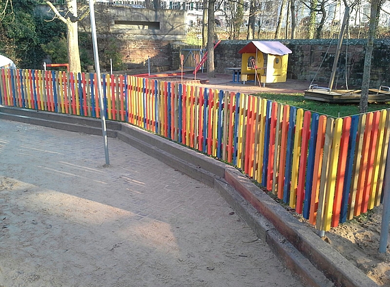 Holzzaun Kindergarten Holzzaun Kindergarten